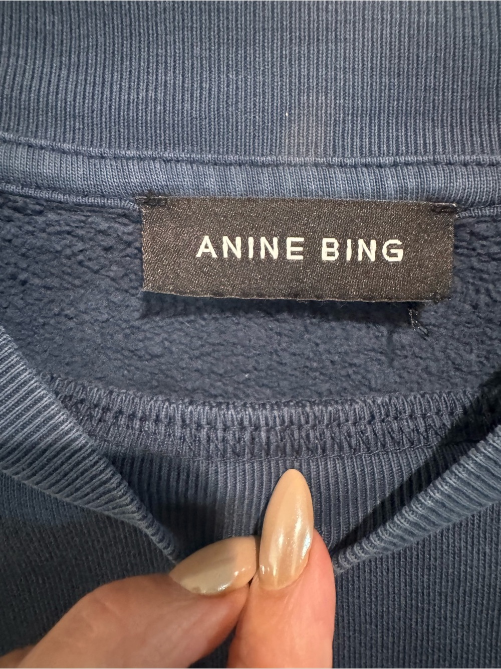Anine Bing Miles Oversized Letterman Sweatshirt - Picture 5 of 6